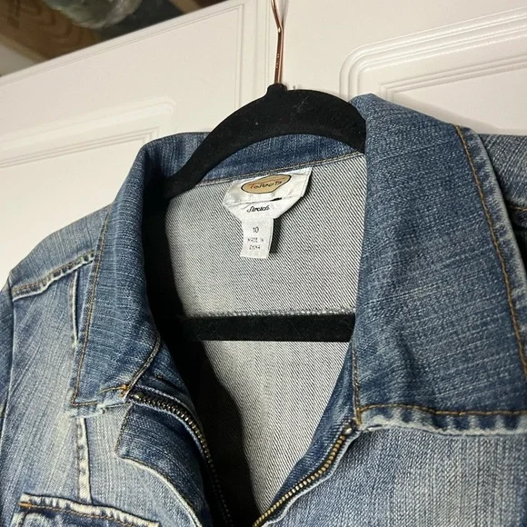 Vintage Talbots Safari Pocket Denim Jacket - Picture 8 of 12